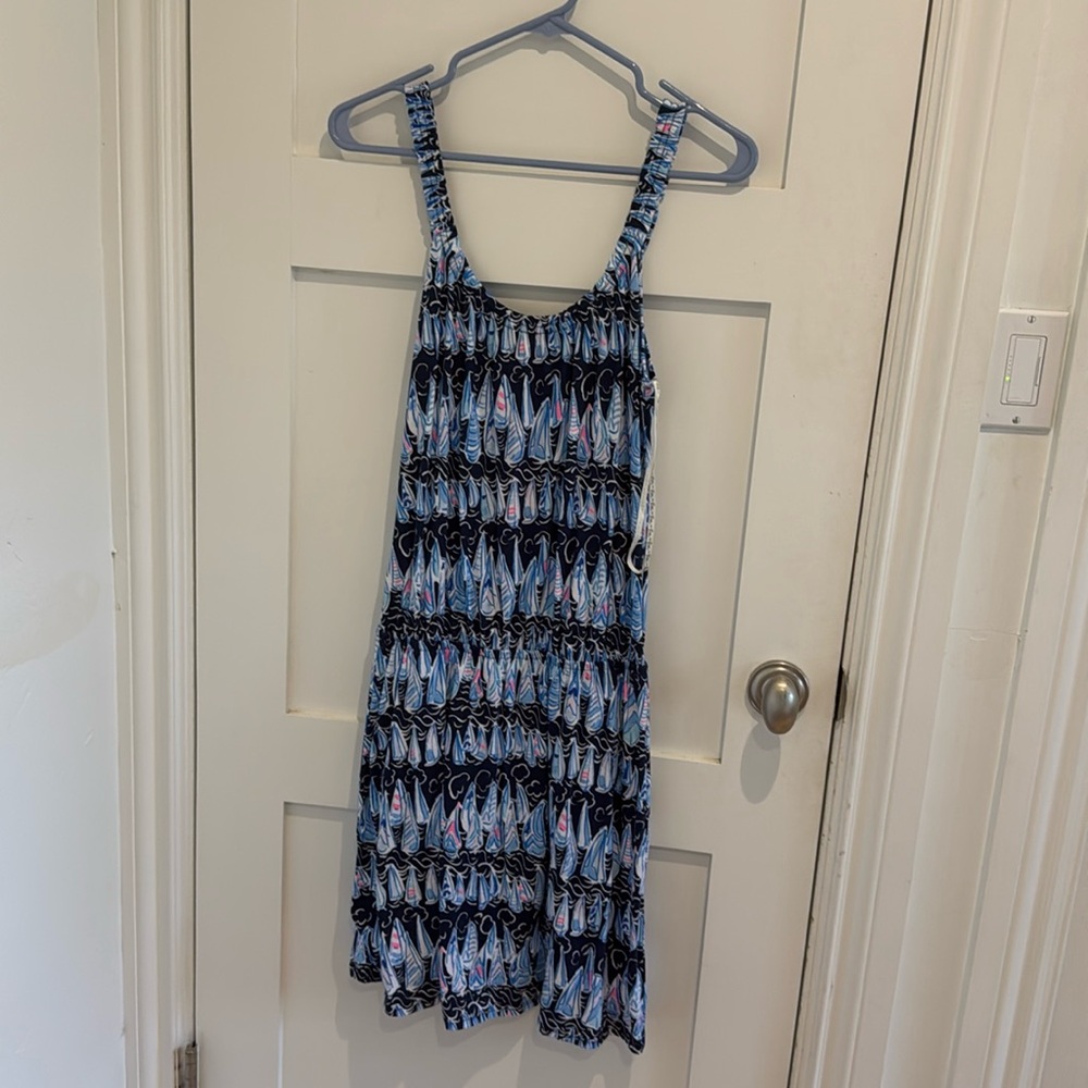 Lilly Pulitzer Romper Dress sail boats